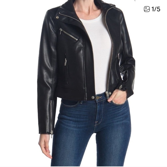 This is a BLANKNYC Faux Leather Moto Jacket. 
NWOTS - Picture 1 of 10